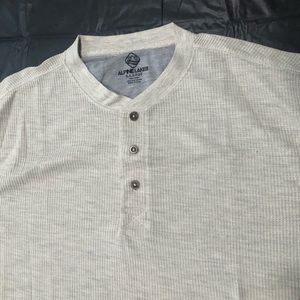 NWOT Alpine Lakes thermal waffle knit henley pullover size XLG